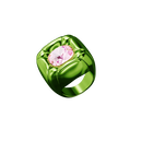 Dulcis cocktail ring, Green